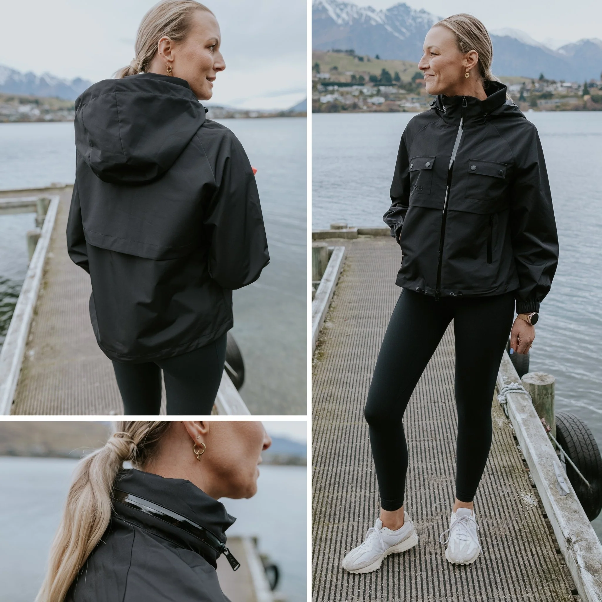 Maggie Rain Jacket - Black - Image 2
