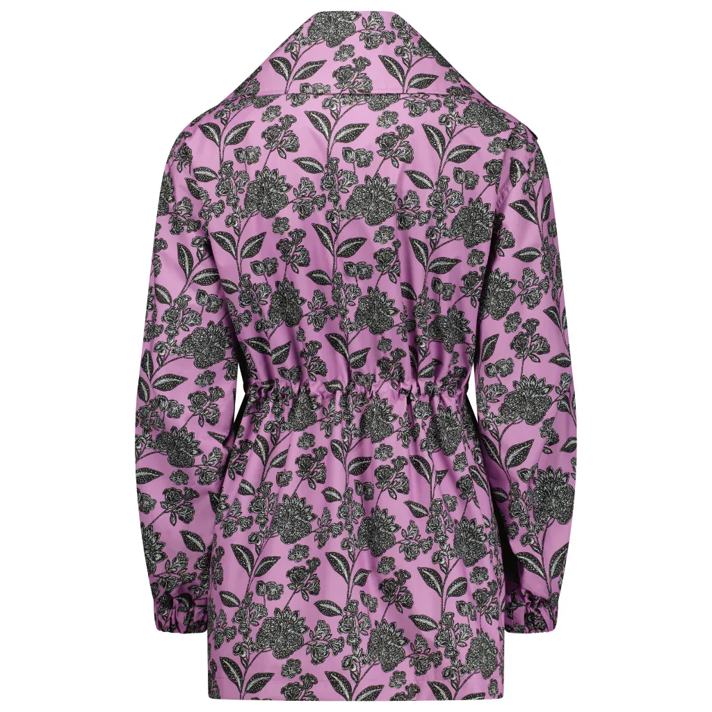 Marlow Women's Waterproof Rain Jacket - Flora Print - Image 3
