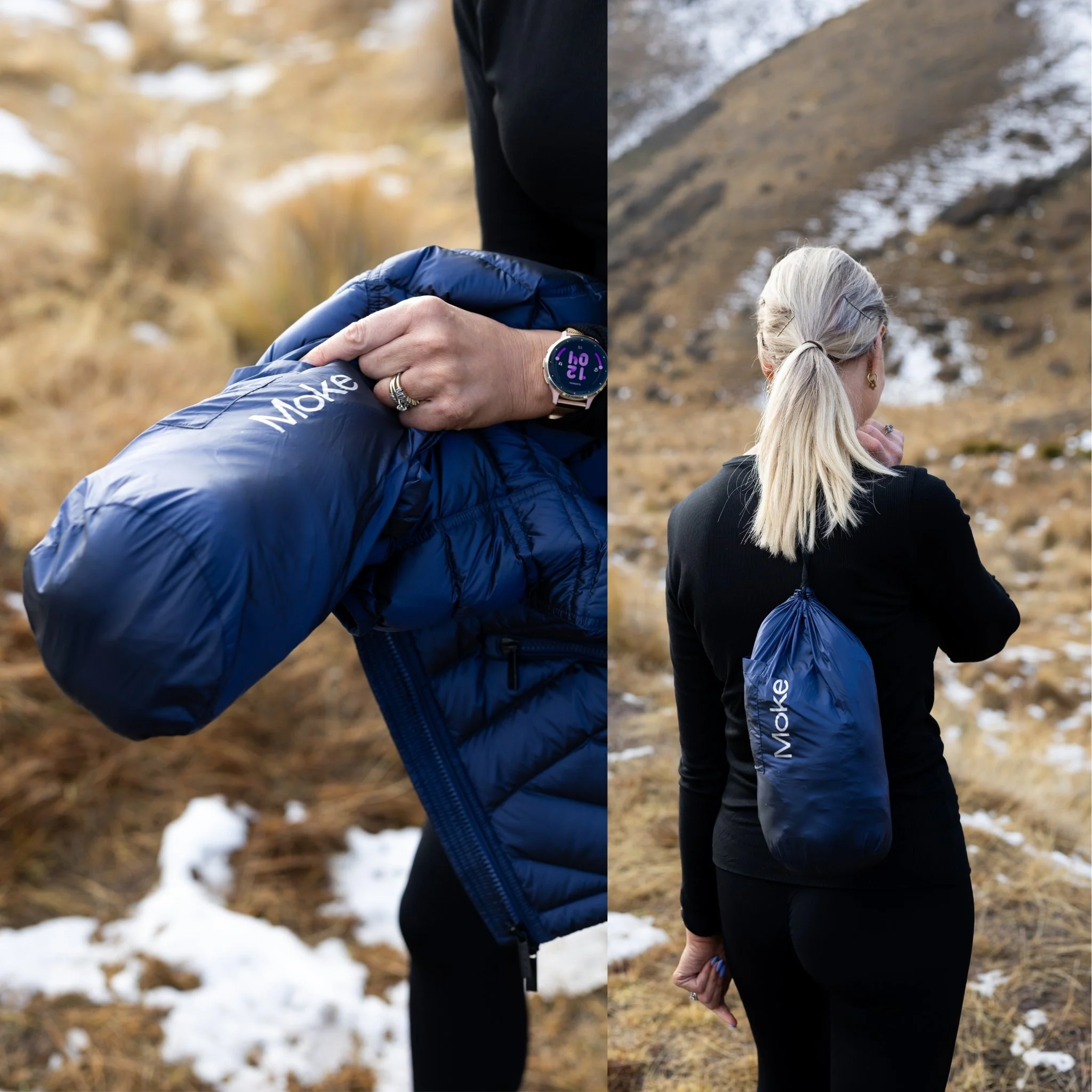 Mary-Claire 90/10 Packable Down Vest - Moonlight - Image 6