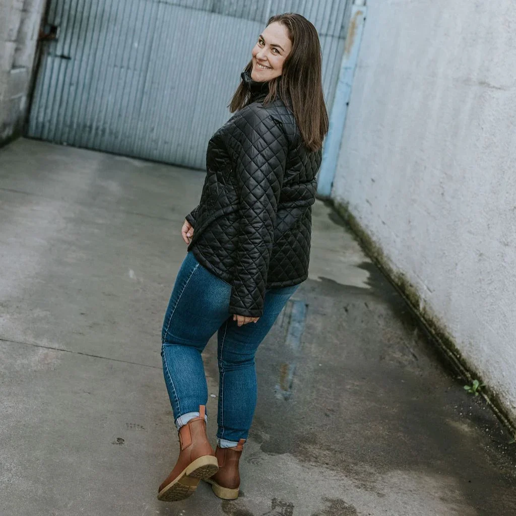 Melissa Women's Quilted Jacket - Black - Image 3