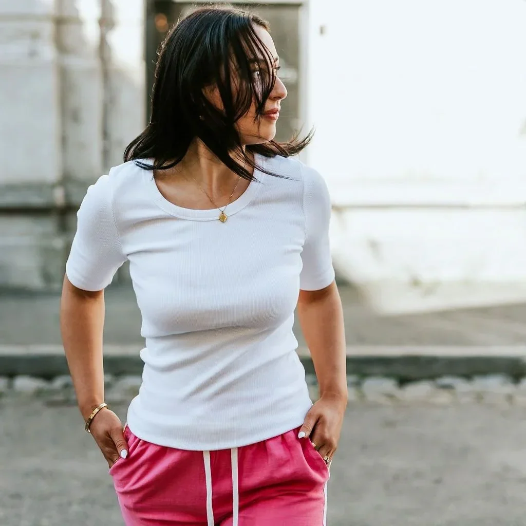 Meme Women's Cotton Ribbed Tee - White - Image 3