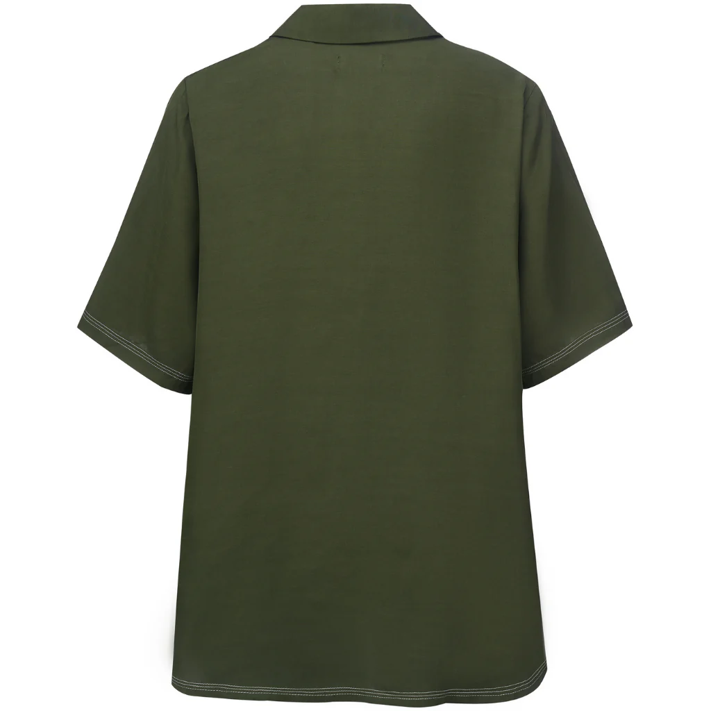 Missy Women's Viscose Blend Shirt - Bonsai Green - Image 6