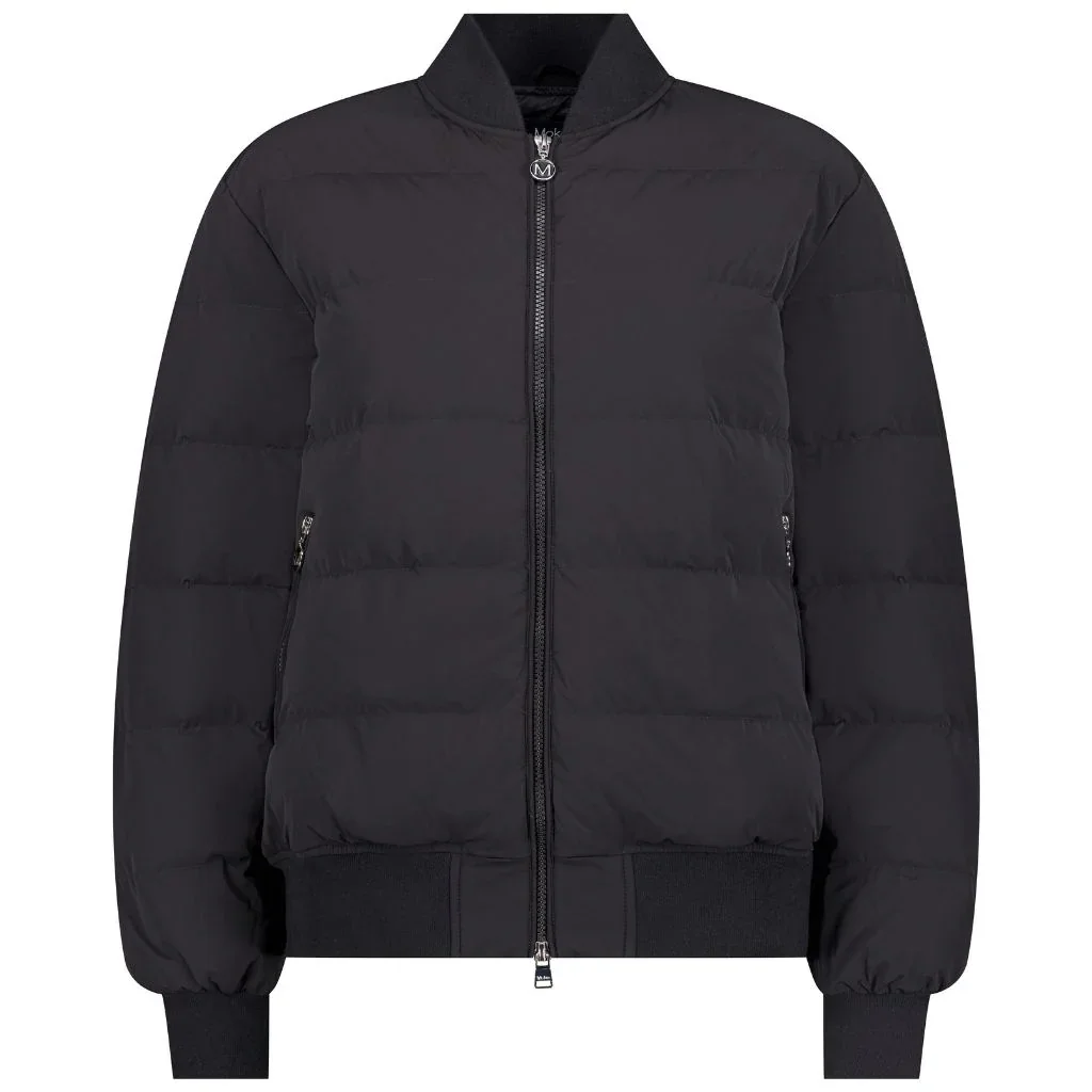 Rue Women's 90/10 Down Bomber Jacket - Black