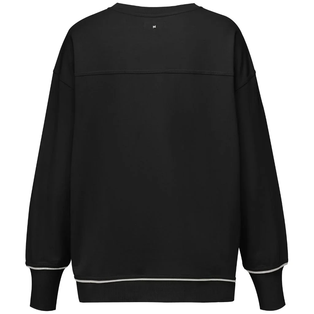 Suzy Women's Terry Cotton Sweatshirt | Black - Image 3