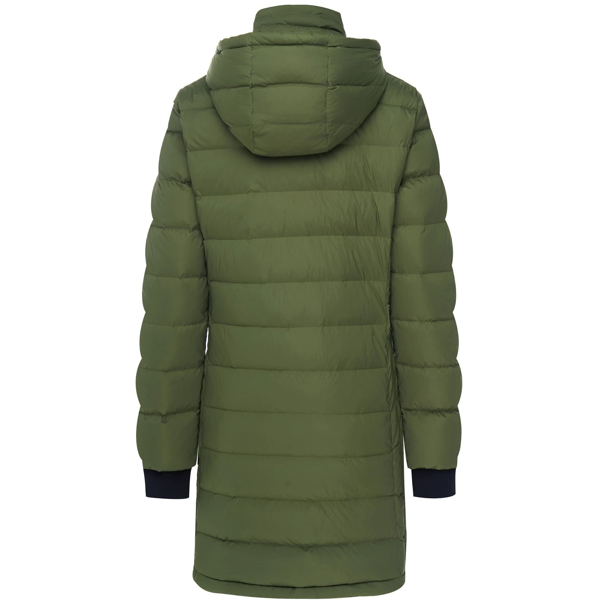 Sydney Packable Puffer Down Coat - Olive Green - Image 3