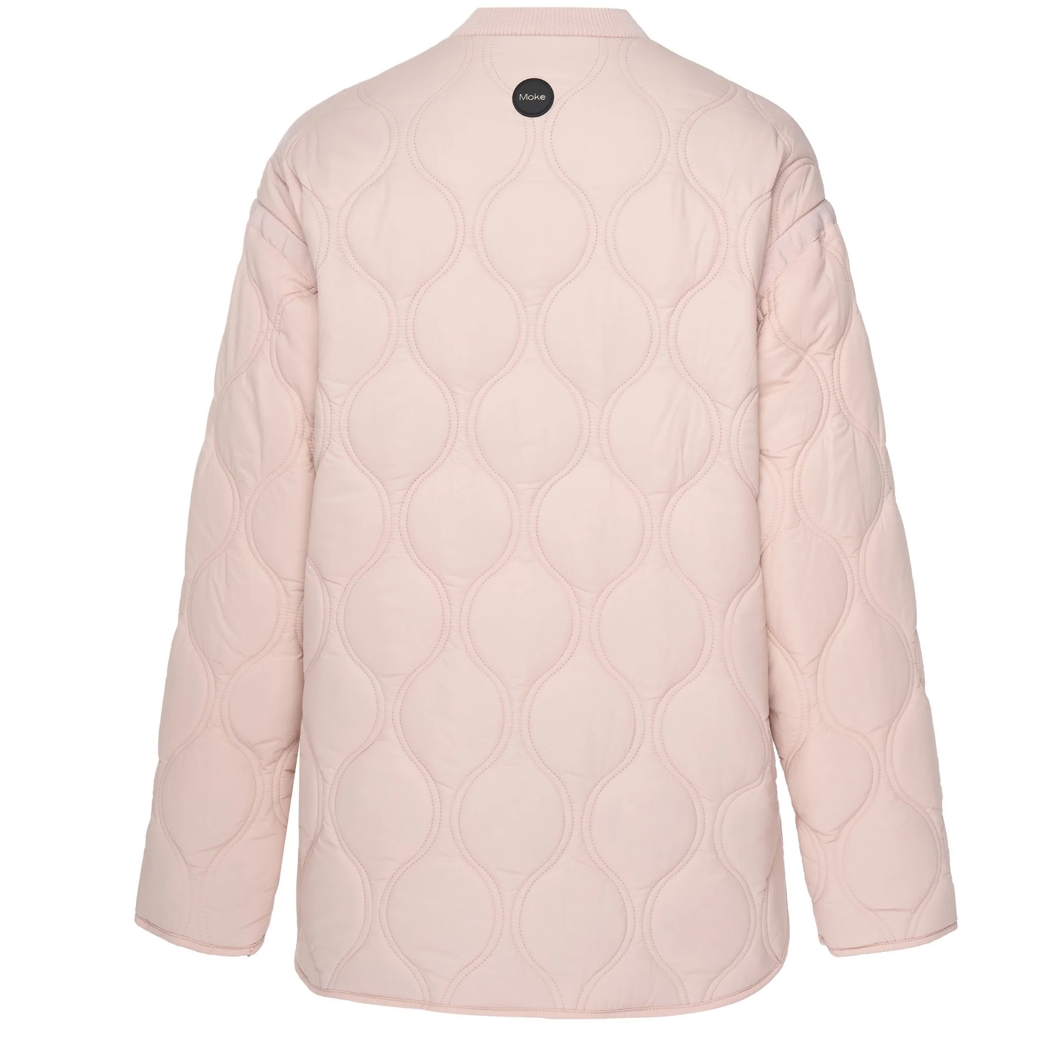 Talei Quilted Bomber Jacket - Blush - Image 3