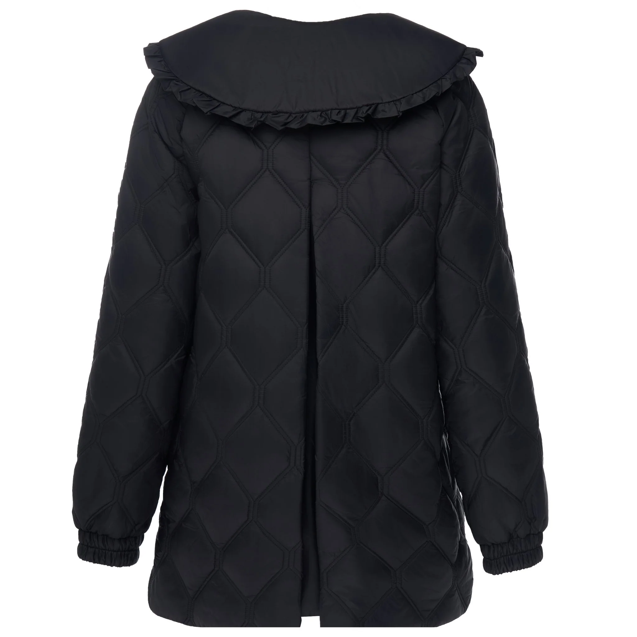 Tess Quilted Coat - Black - Image 6