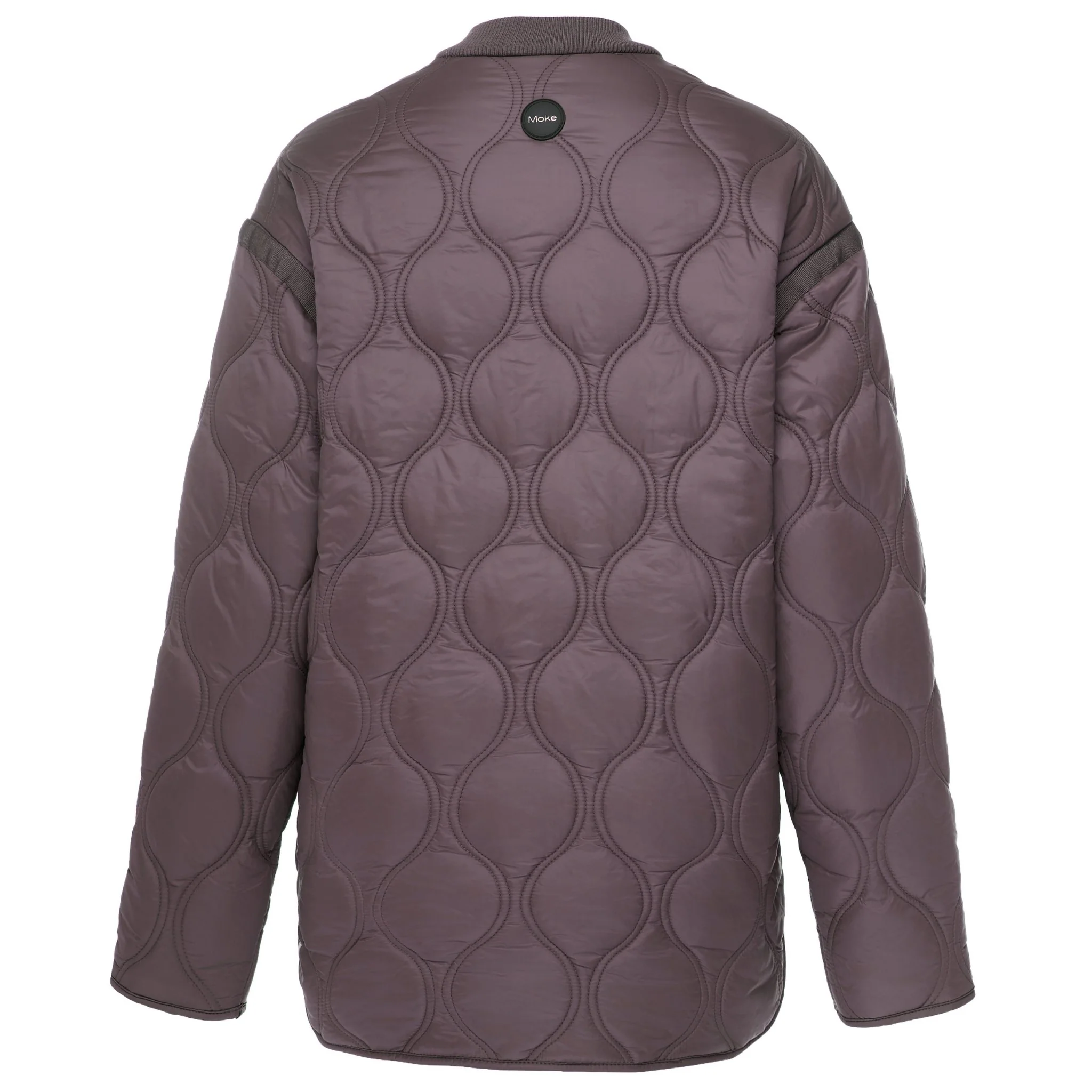 Talei Quilted Bomber Jacket - Cocoa Powder - Image 3